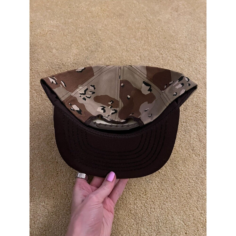 Vintage Camoflauge Kawasaki "Power Up" Snapback Hat - Picture 2 of 5